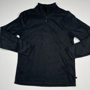 Hawke & Co Sweatshirt Pullover Base Layer Sleep Wear Black Fleece Outdoor Gorp